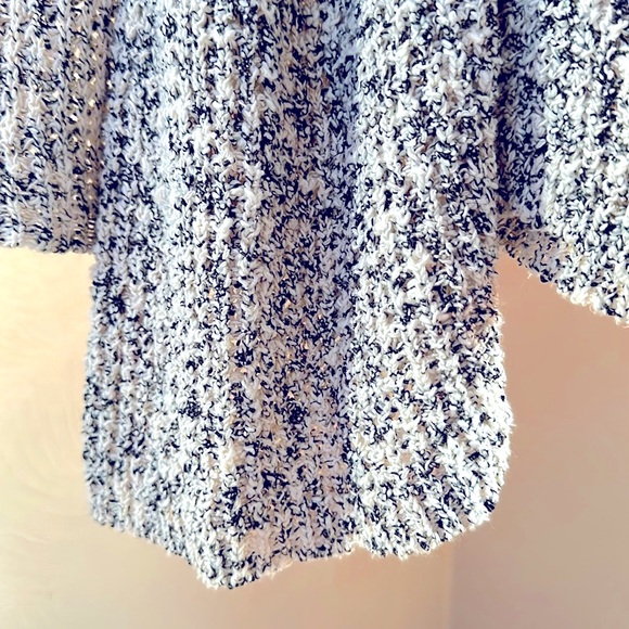 ⭐️J.JILL Knit Cream & Black Speckled Sweater, Sz.L, Cozy & Chic! 💙❄️😁 - Picture 7 of 13